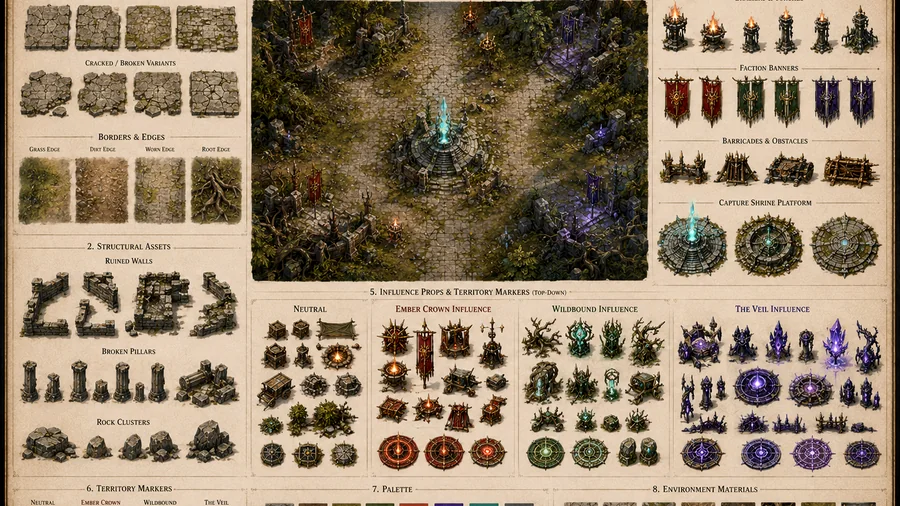REALMFRONT environment design
