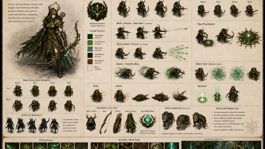 Ranger character design