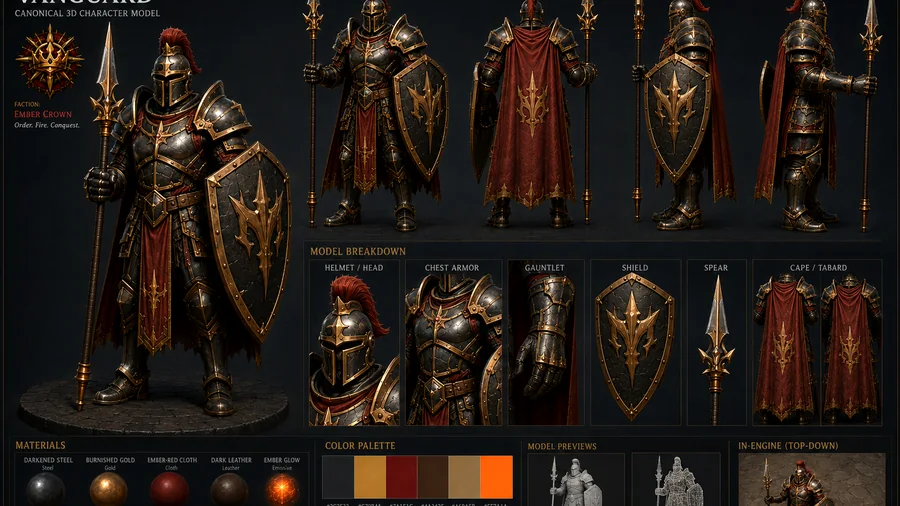 Vanguard character design